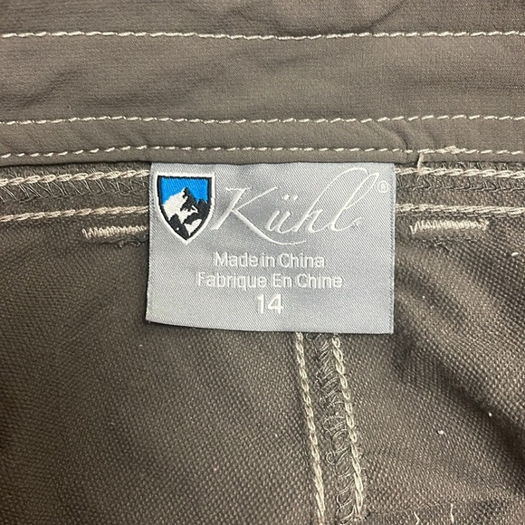 Kuhl Shorts Women’s Size 14 US Taupe Vala Roll-Up Long‎ Stretch Hiking Outdoor - Picture 9 of 10